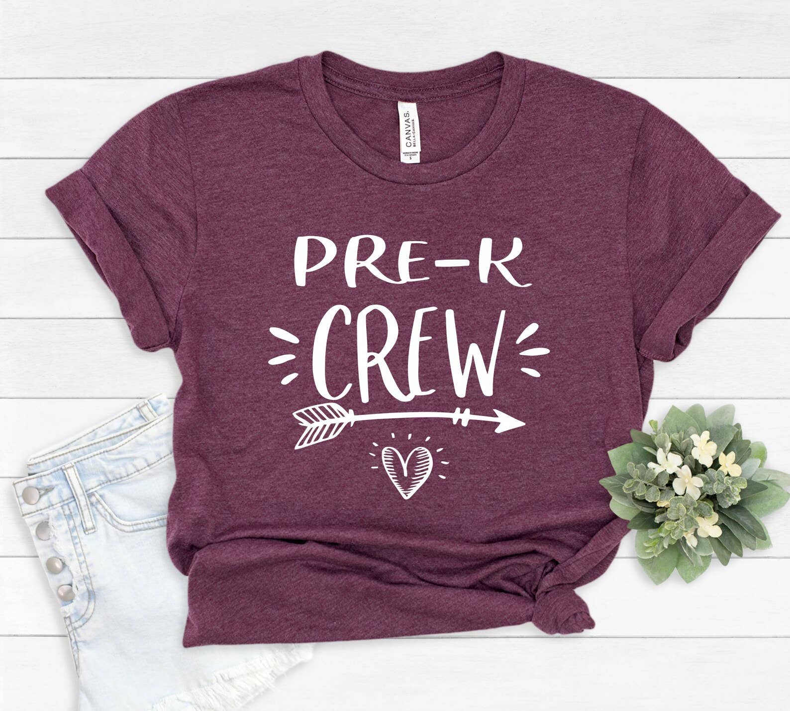 Pre-K Crew - Adult & Kids T-Shirts, Sweatshirts & Hoodies apparel design preview 1