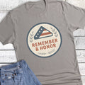 Memorial Day Honor Folded Flag Graphic - Adult & Kids T-Shirts, Sweatshirts & Hoodies apparel design preview 1