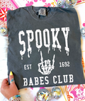 Spooky Babes Club Comfort Color Pepper - Adult & Kids T-Shirts, Sweatshirts & Hoodies apparel design preview 1