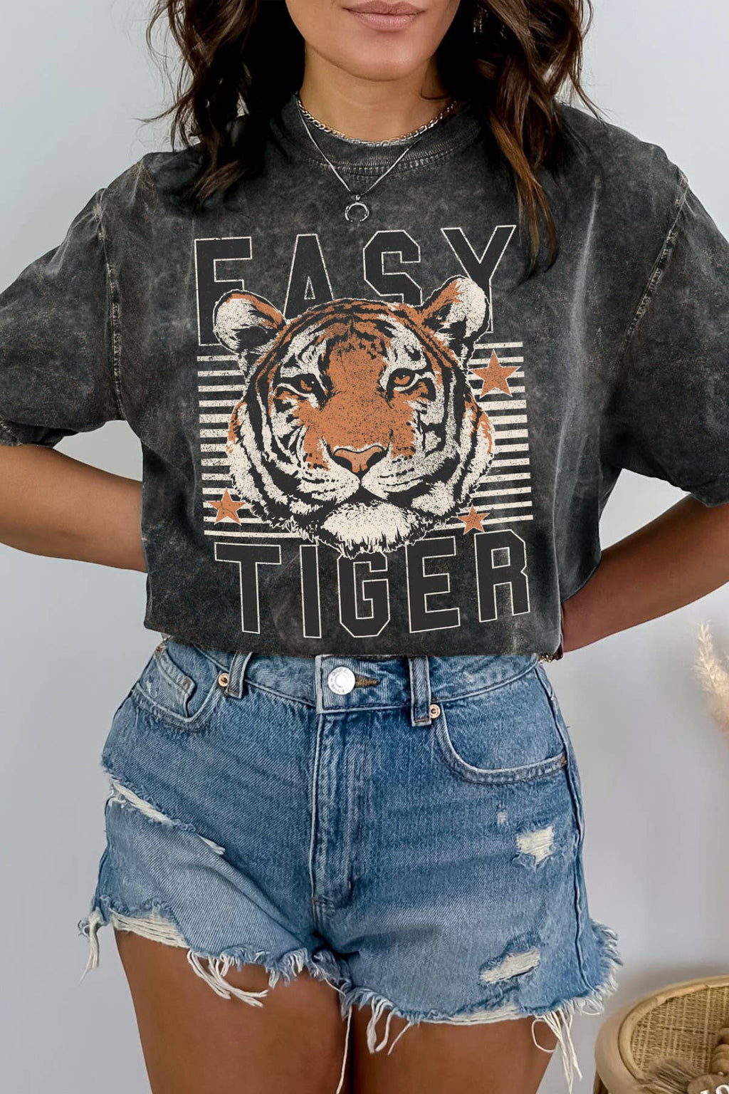 Easy Tiger Mineral Wash Top - Adult & Kids T-Shirts, Sweatshirts & Hoodies apparel design preview 1