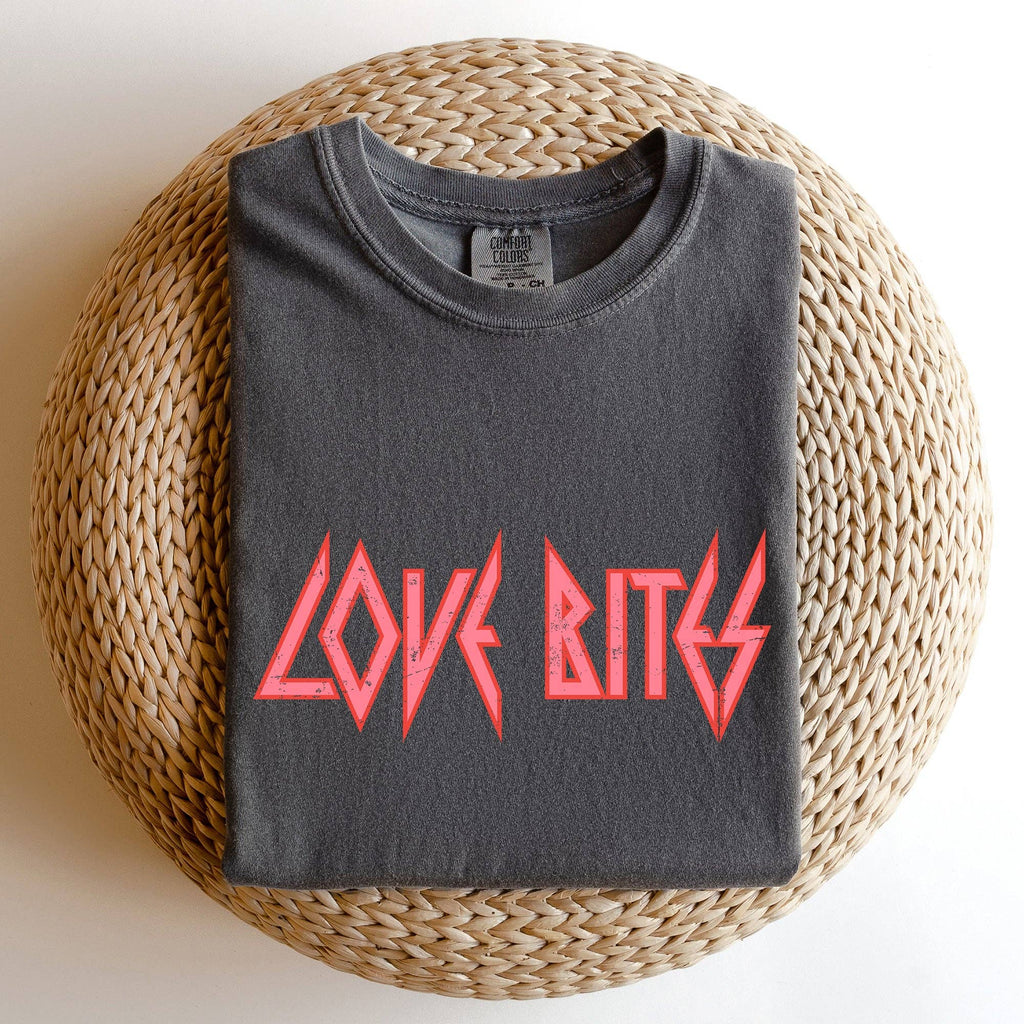 Love Bites, Def, Retro, 80s, Rock Music, Comfort - Adult & Kids T-Shirts, Sweatshirts & Hoodies apparel design preview 1