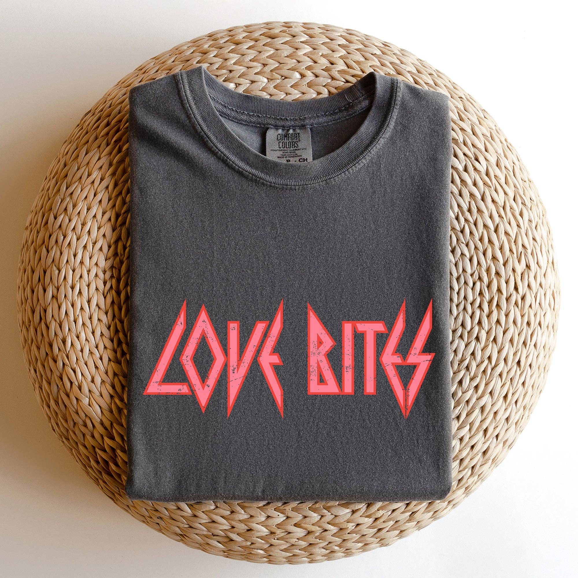 Love Bites, Def, Retro, 80s, Rock Music, Comfort - Adult & Kids T-Shirts, Sweatshirts & Hoodies apparel design preview 1