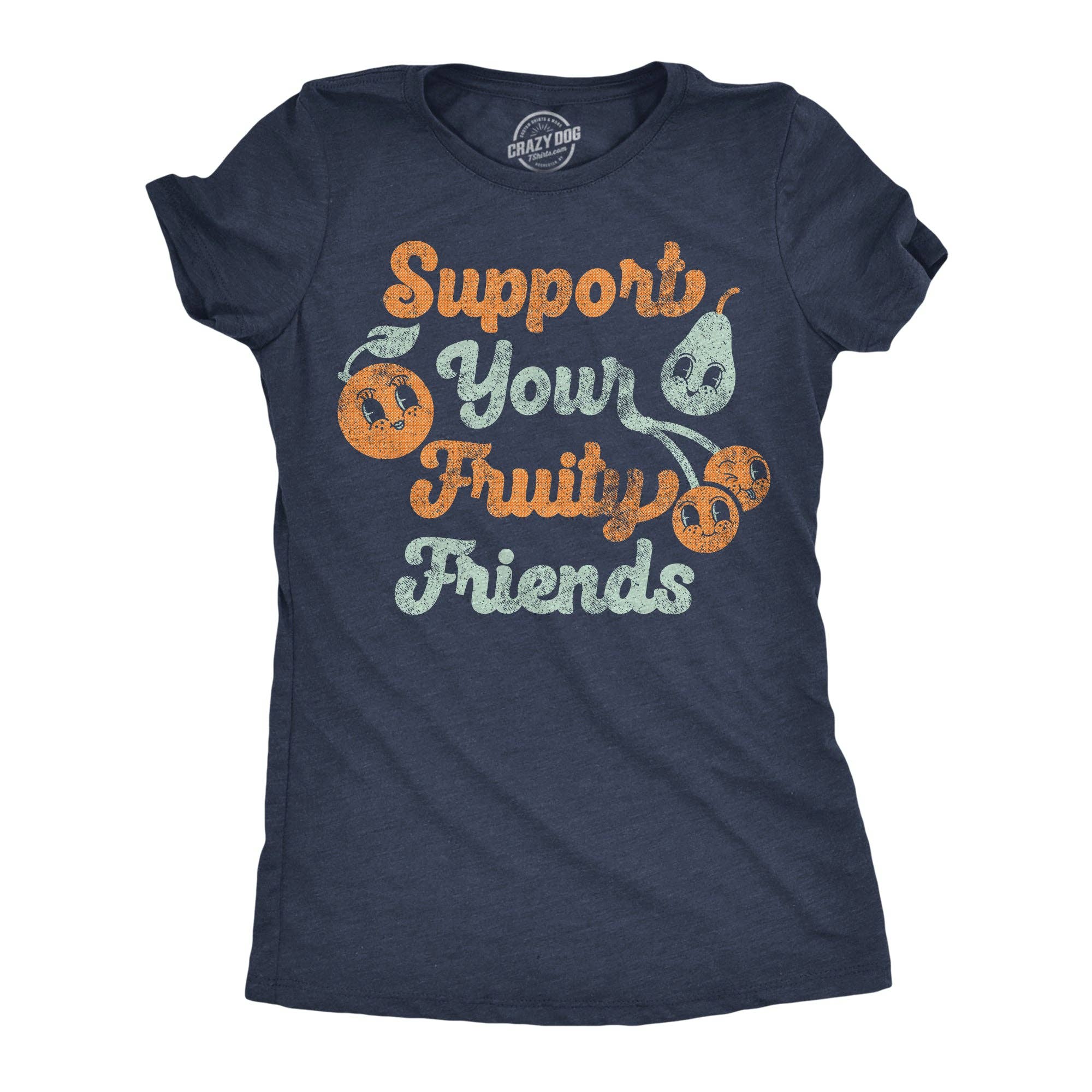 Support Your Fruity Friends Women's - Adult & Kids T-Shirts, Sweatshirts & Hoodies apparel design preview 1