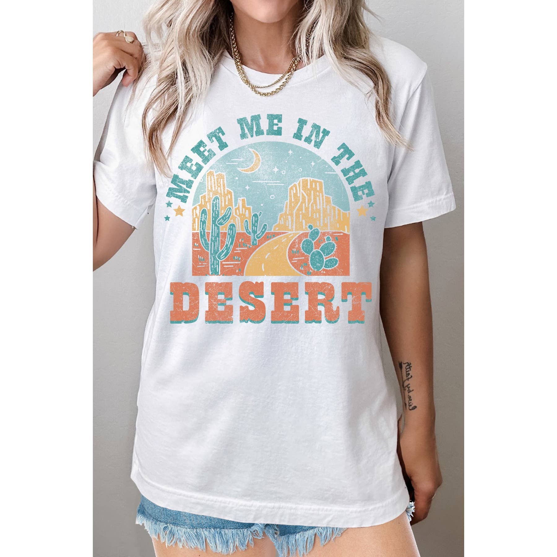 Meet Me in the Desert Women's Graphic - Adult & Kids T-Shirts, Sweatshirts & Hoodies apparel design preview 1