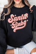 Santa Baby Graphic Brushed - Adult & Kids T-Shirts, Sweatshirts & Hoodies apparel design preview 1