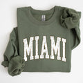 Miami, Football, Sports, Game Day Touchdown State - Adult & Kids T-Shirts, Sweatshirts & Hoodies apparel design preview 1