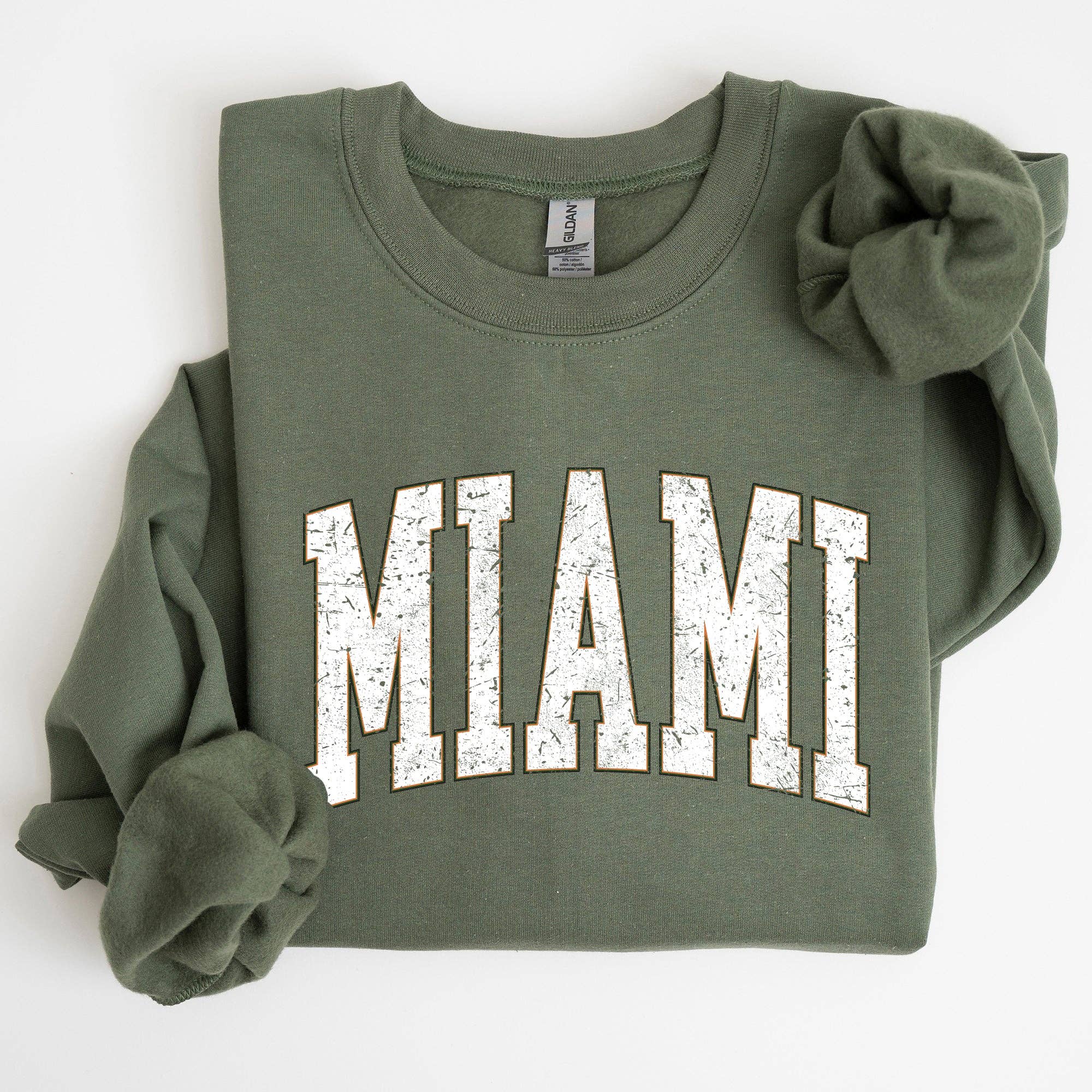 Miami, Football, Sports, Game Day Touchdown State - Adult & Kids T-Shirts, Sweatshirts & Hoodies apparel design preview 1