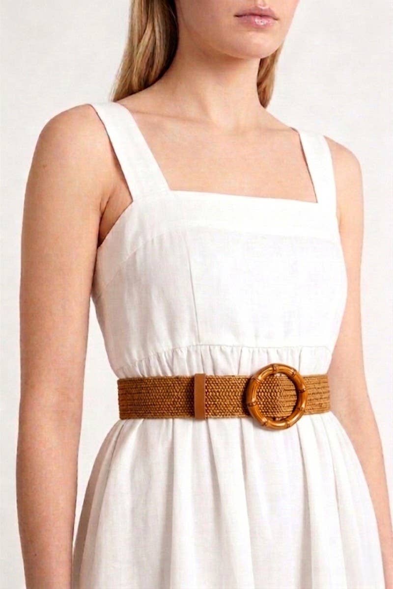 0402 Bohemian Straw Bamboo Pin Buckle Belt SI-29652 - Adult & Kids T-Shirts, Sweatshirts & Hoodies apparel design preview 1