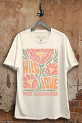 Wild Love Where the Flowers Bloom Graphic Top - Adult & Kids T-Shirts, Sweatshirts & Hoodies apparel design preview 1