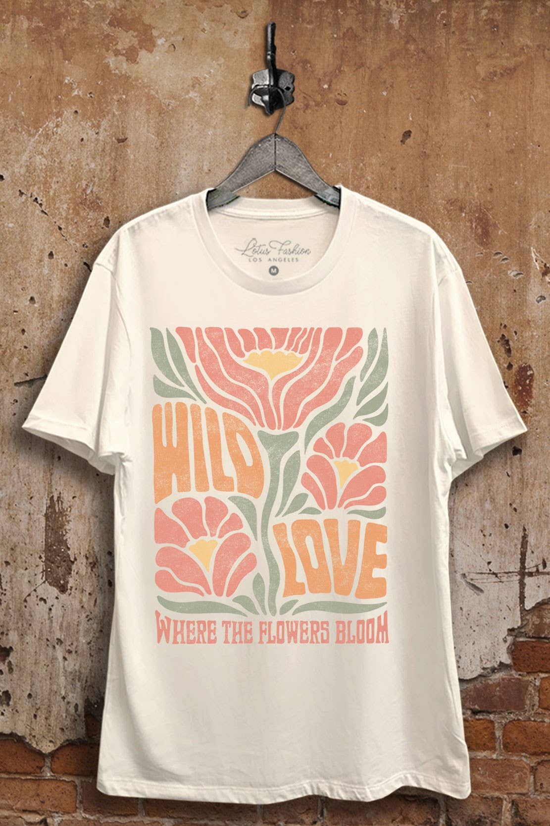 Wild Love Where the Flowers Bloom Graphic Top - Adult & Kids T-Shirts, Sweatshirts & Hoodies apparel design preview 1
