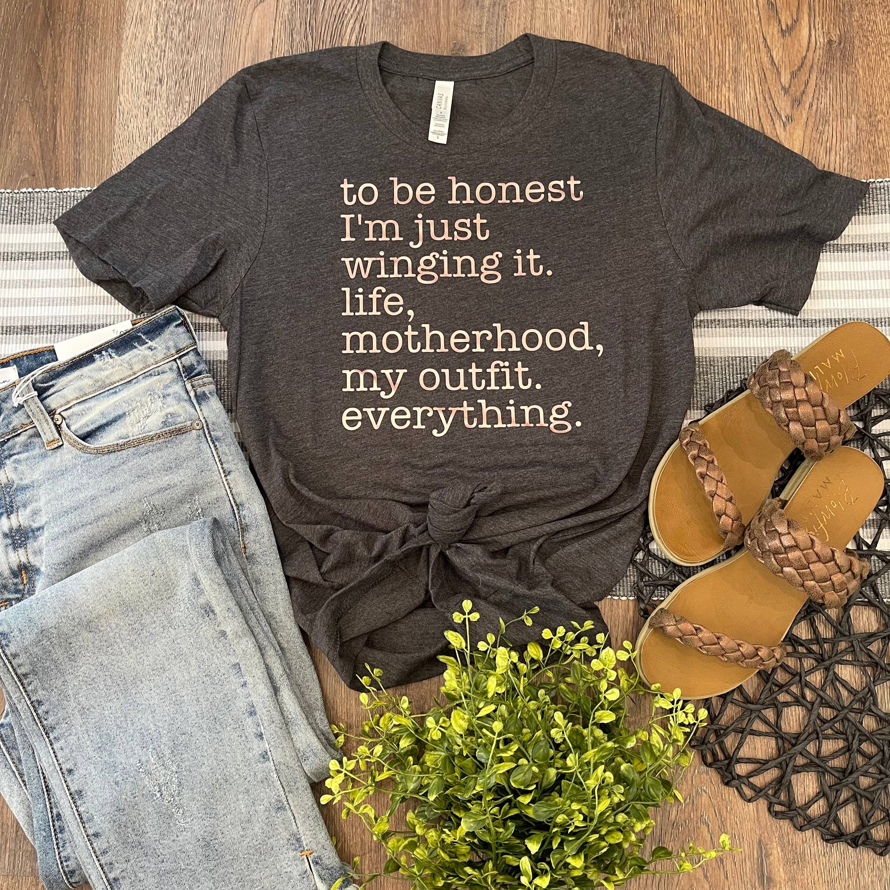 Just Winging It - Adult & Kids T-Shirts, Sweatshirts & Hoodies apparel design preview 1
