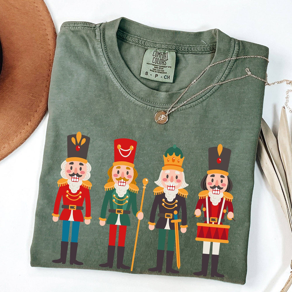 Nutcrackers, Christmas, Classic, Winter, Decorations - Adult & Kids T-Shirts, Sweatshirts & Hoodies apparel design preview 1
