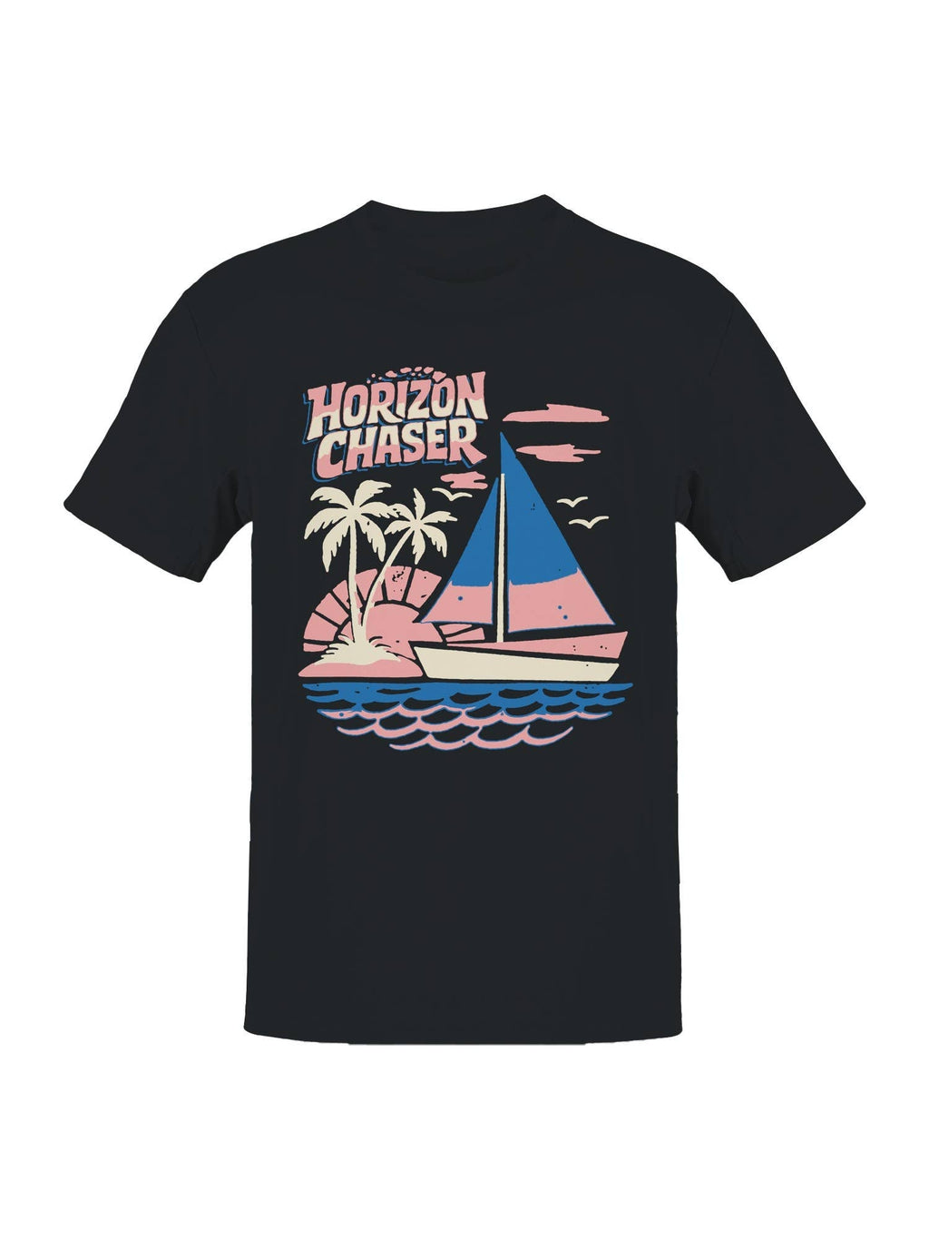 Horizon Chaser Vintage Sailing Art Men's - Adult & Kids T-Shirts, Sweatshirts & Hoodies apparel design preview 1