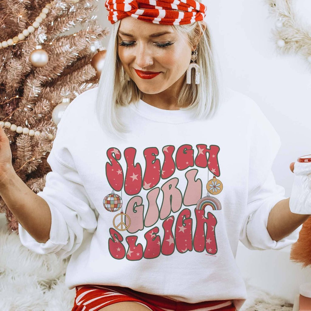Sleigh Girl '22 White - Adult & Kids T-Shirts, Sweatshirts & Hoodies apparel design preview 1