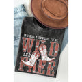 Wild Free Mineral Wash - Adult & Kids T-Shirts, Sweatshirts & Hoodies apparel design preview 1