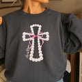 He Is Risen Pearls Easter Graphic Gildan Brand - Adult & Kids T-Shirts, Sweatshirts & Hoodies apparel design preview 1