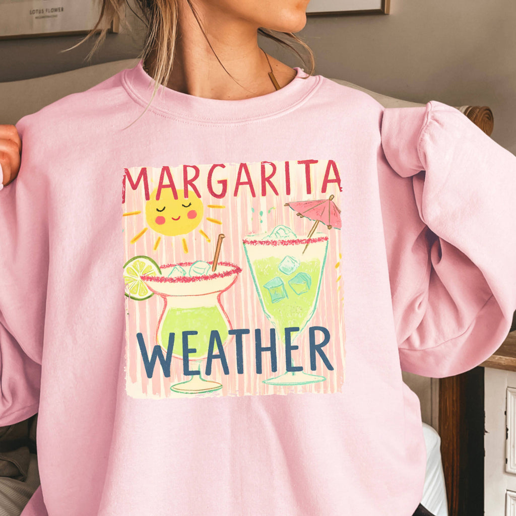 Margarita Weather Summer Gildan Brand - Adult & Kids T-Shirts, Sweatshirts & Hoodies apparel design preview 1