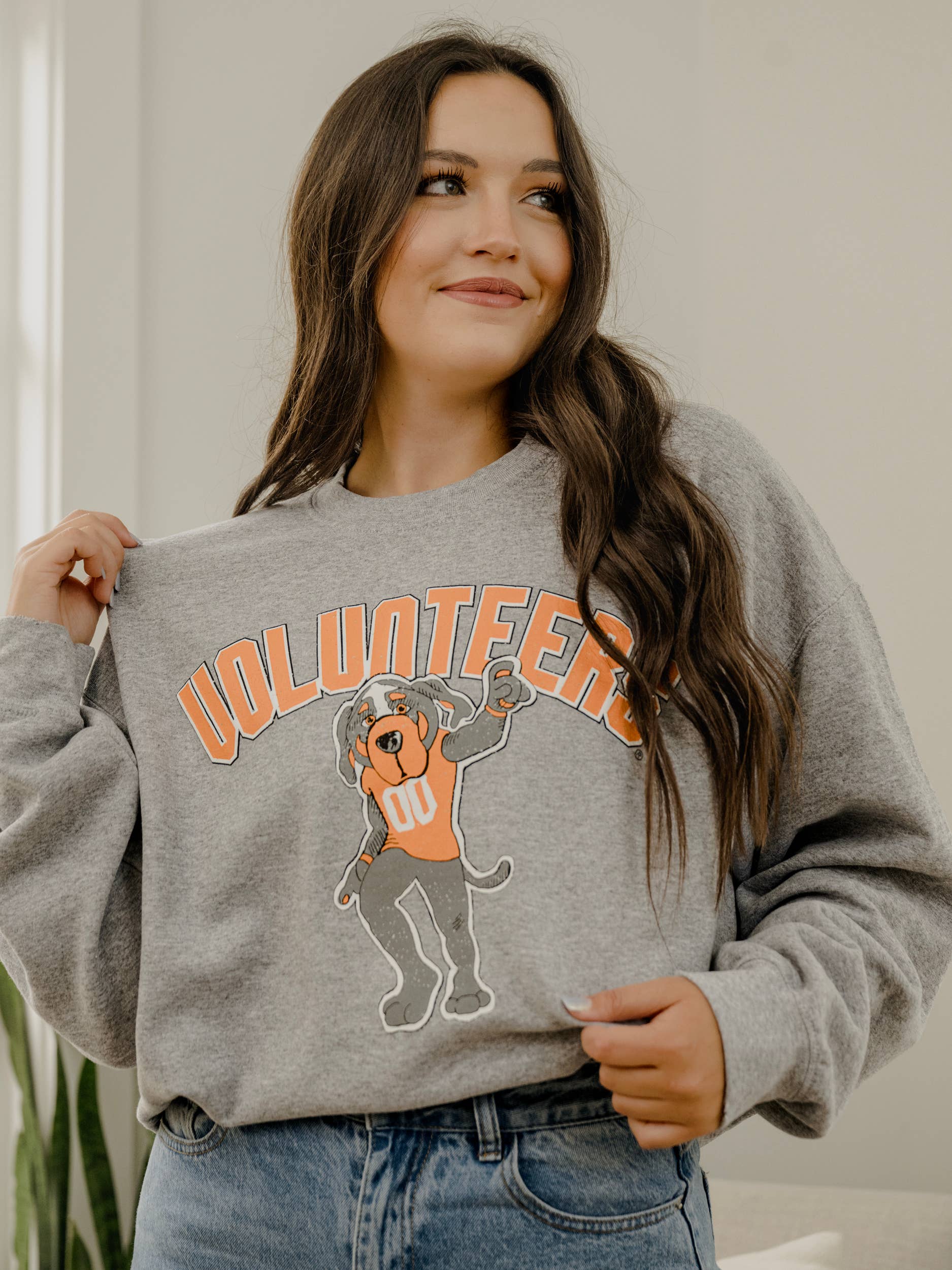 Tennessee Volunteers Smokey Mascot Puff Thrifted - Adult & Kids T-Shirts, Sweatshirts & Hoodies apparel design preview 1