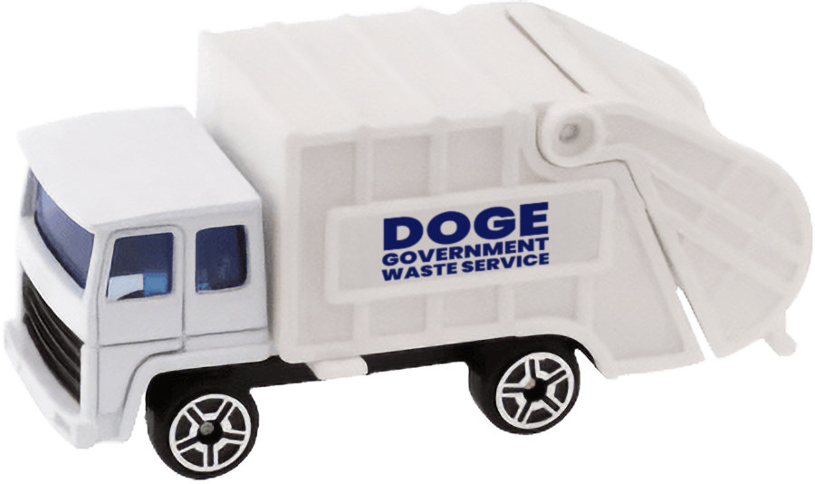 Doge: Government Waste Services Garbage Truck 3555 - Adult & Kids T-Shirts, Sweatshirts & Hoodies apparel design preview 1
