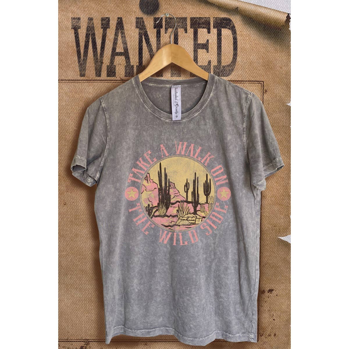 Take A Walk On the Wild Side Mineralwash Vintage - Adult & Kids T-Shirts, Sweatshirts & Hoodies apparel design preview 1