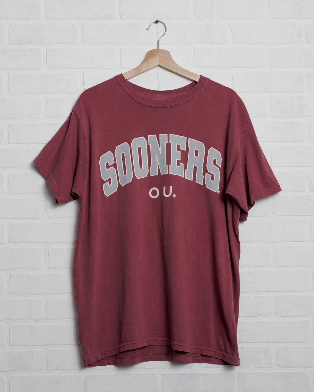 Oklahoma Sooners Filled Gault Crimson Comfort Colors - Adult & Kids T-Shirts, Sweatshirts & Hoodies apparel design preview 1