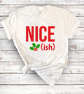 Nice-Ish Holly Cute Funny Christmas - Adult & Kids T-Shirts, Sweatshirts & Hoodies apparel design preview 1