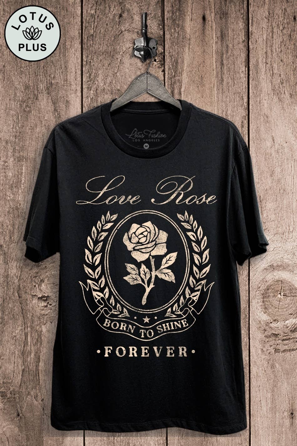 Love Rose Born To Shine Graphic Top - Adult & Kids T-Shirts, Sweatshirts & Hoodies apparel design preview 1