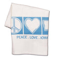 Peace Love Iowa Kitchen Towel - Adult & Kids T-Shirts, Sweatshirts & Hoodies apparel design preview 1