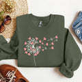 Dandelion Hearts, Flower, Valentine's Day - Adult & Kids T-Shirts, Sweatshirts & Hoodies apparel design preview 1