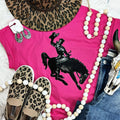 Rodeo Cowboy and Horse Sequin Patch Everyday - Adult & Kids T-Shirts, Sweatshirts & Hoodies apparel design preview 1