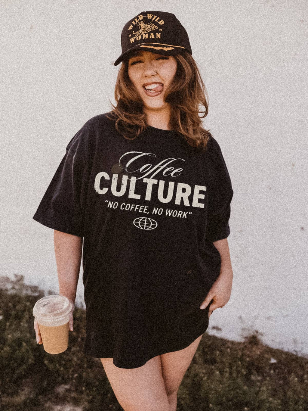 Coffee Culture Womens Graphic Black - Adult & Kids T-Shirts, Sweatshirts & Hoodies apparel design preview 1