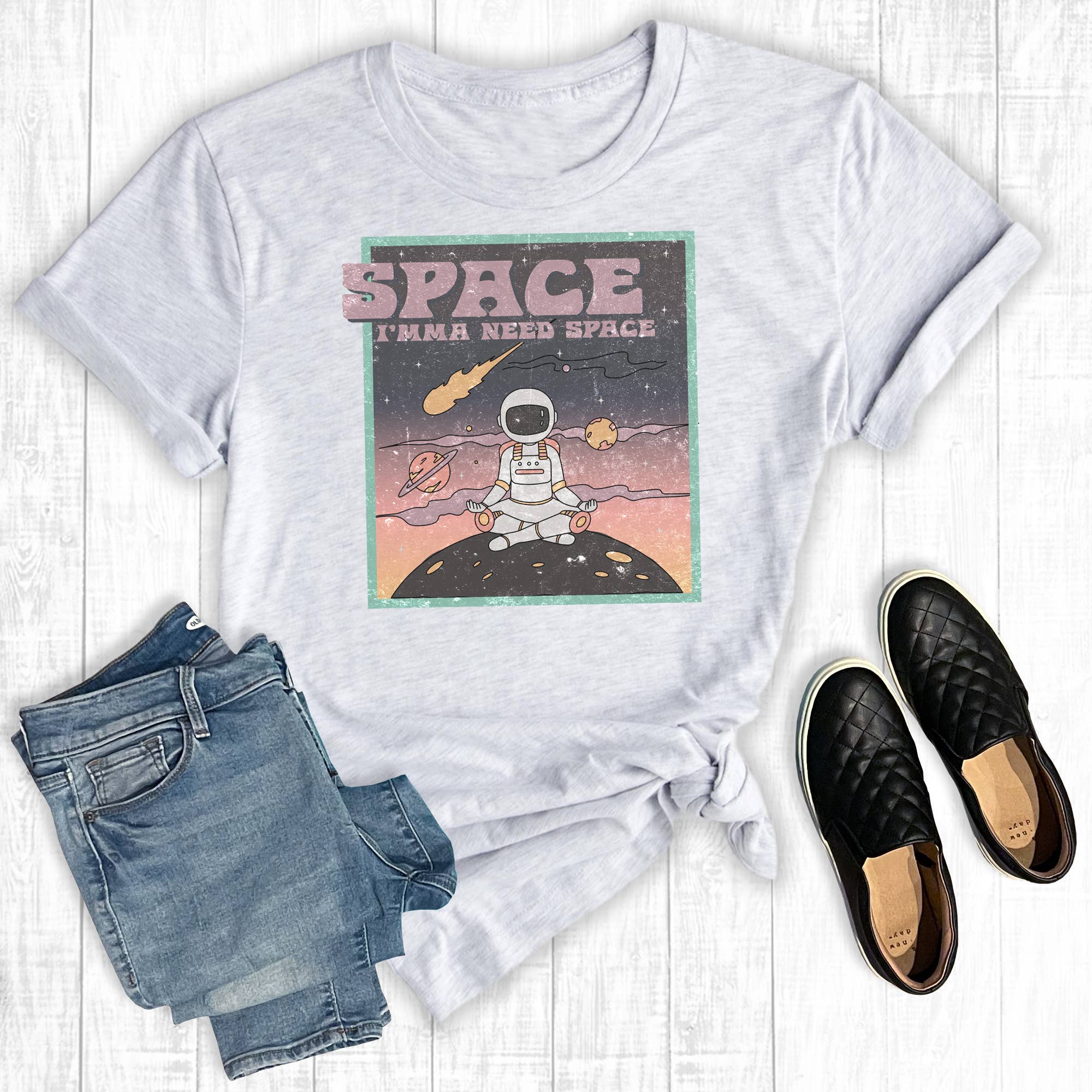 Space I'mma Need - Adult & Kids T-Shirts, Sweatshirts & Hoodies apparel design preview 1