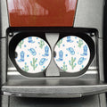 Blue Western Car Coasters, Girly Coaster, Cowgirl - Adult & Kids T-Shirts, Sweatshirts & Hoodies apparel design preview 1