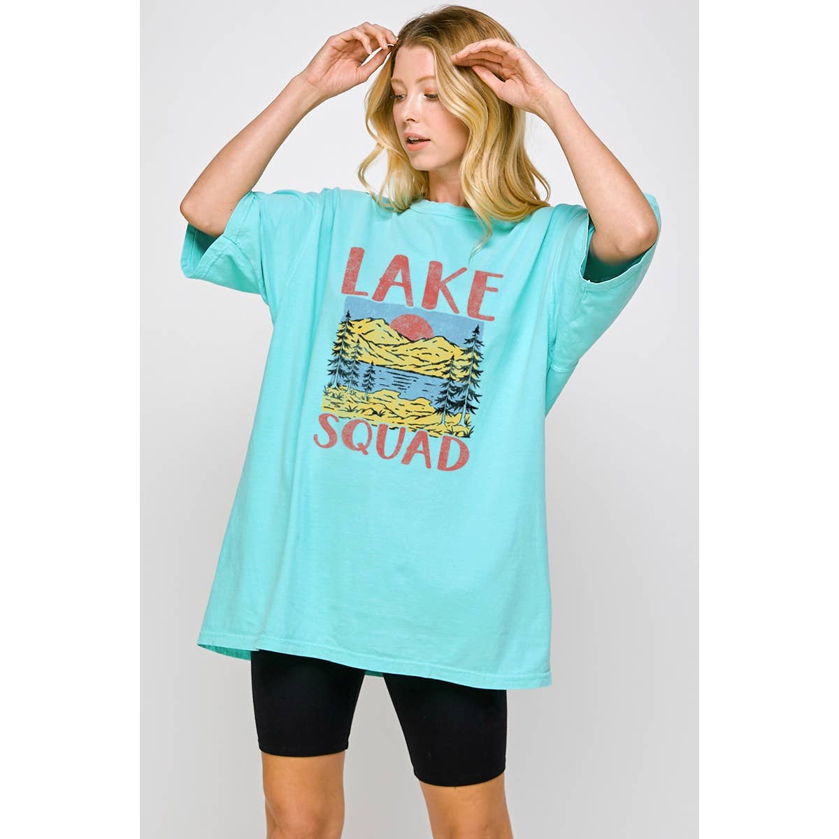 Lake Squad Vintage Graphic Oversized - Adult & Kids T-Shirts, Sweatshirts & Hoodies apparel design preview 1