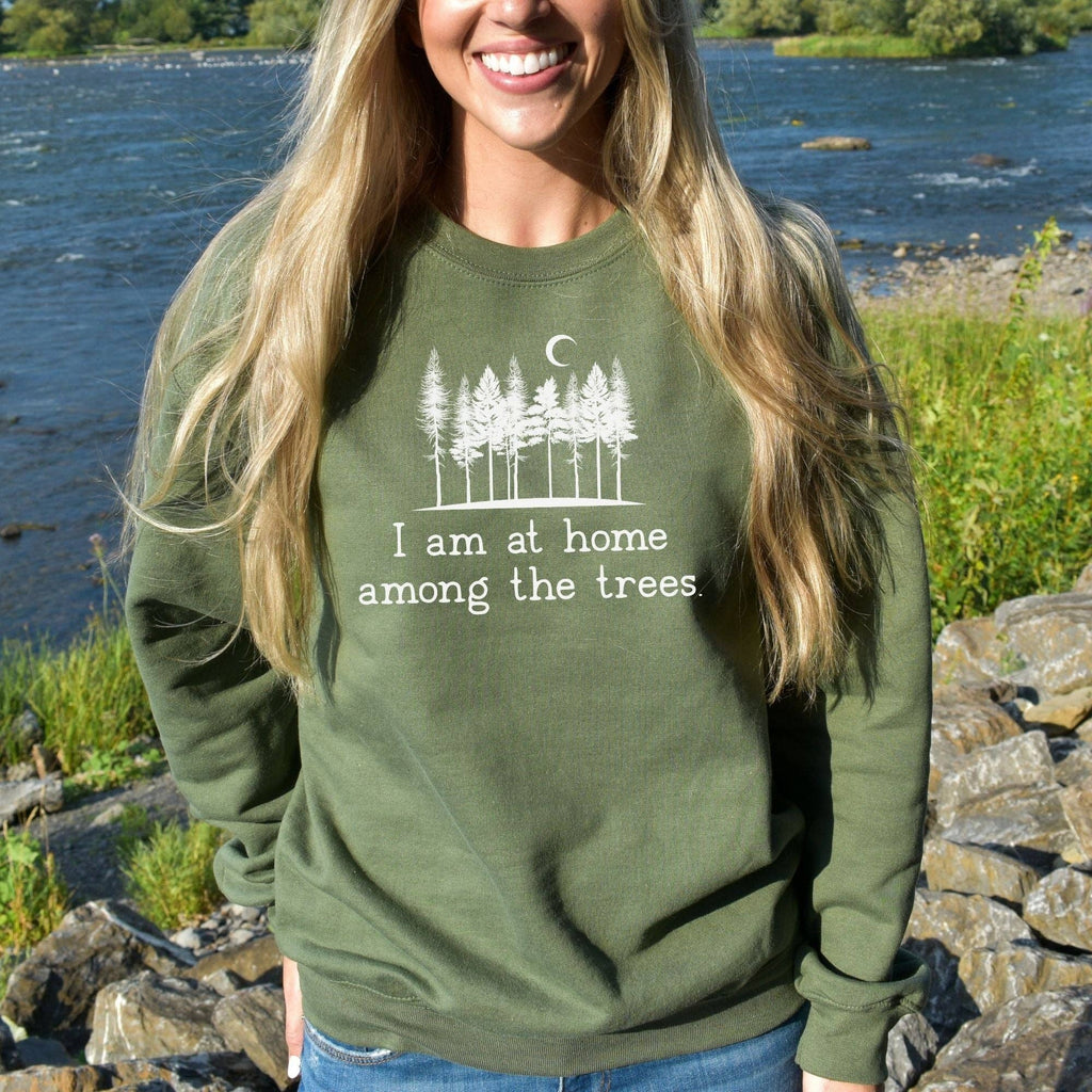 Home Among Trees Crewneck 015 - Adult & Kids T-Shirts, Sweatshirts & Hoodies apparel design preview 1
