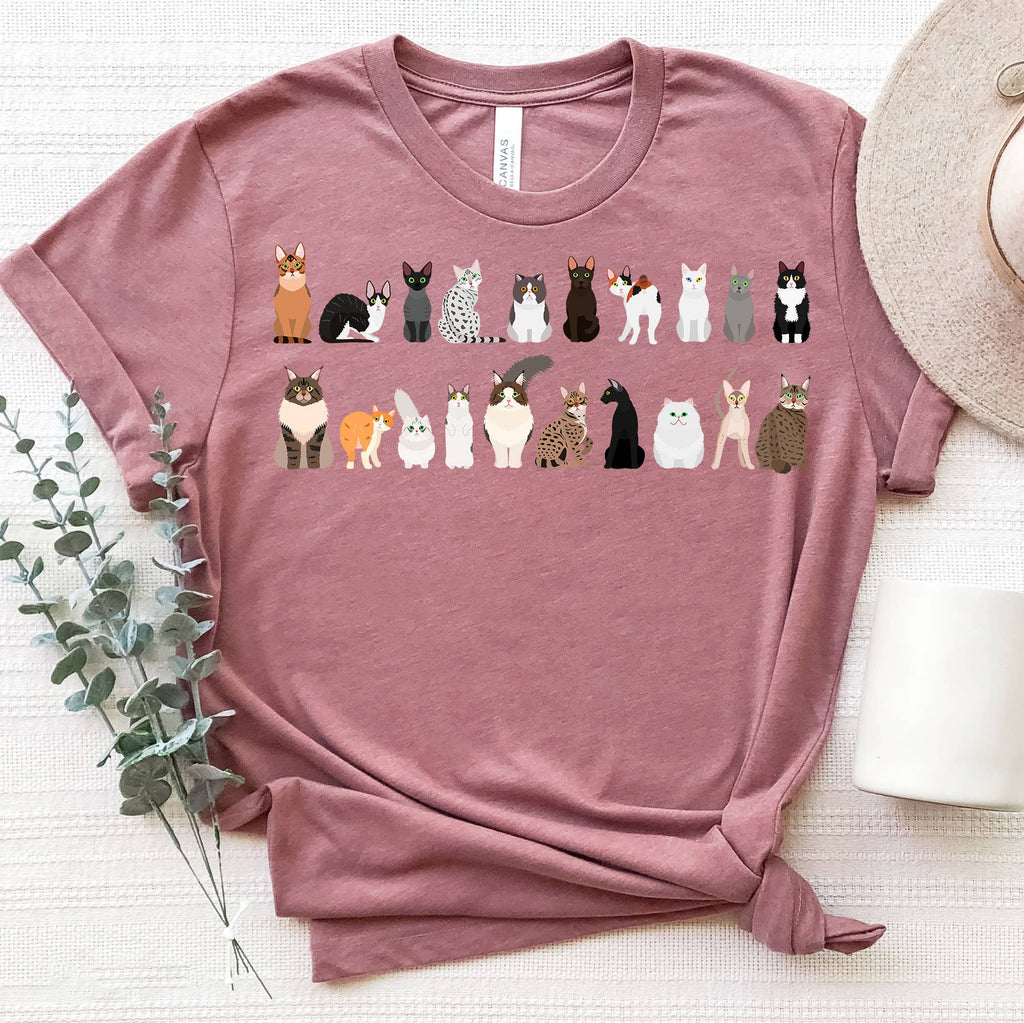 Cat Breeds Animal Lovers Farm Animals - Adult & Kids T-Shirts, Sweatshirts & Hoodies apparel design preview 1