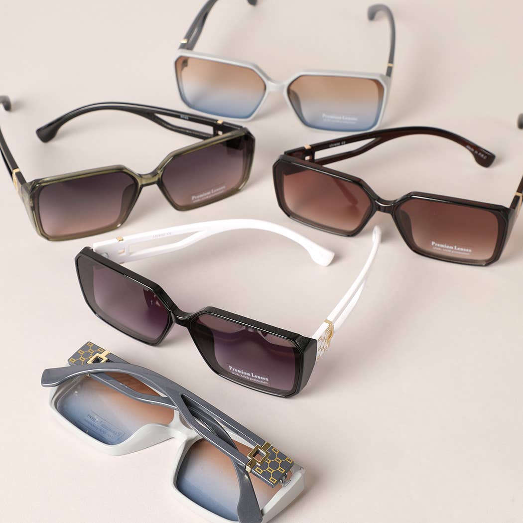 Geometric Frame with Two-Toned Lenses Sunglasses - Adult & Kids T-Shirts, Sweatshirts & Hoodies apparel design preview 1