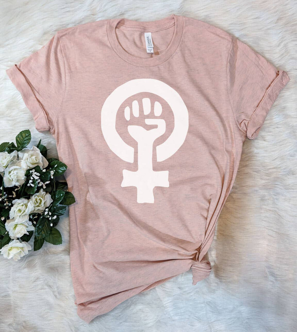 Feminist Symbol Feminism Equal Rights Girl Power - Adult & Kids T-Shirts, Sweatshirts & Hoodies apparel design preview 1