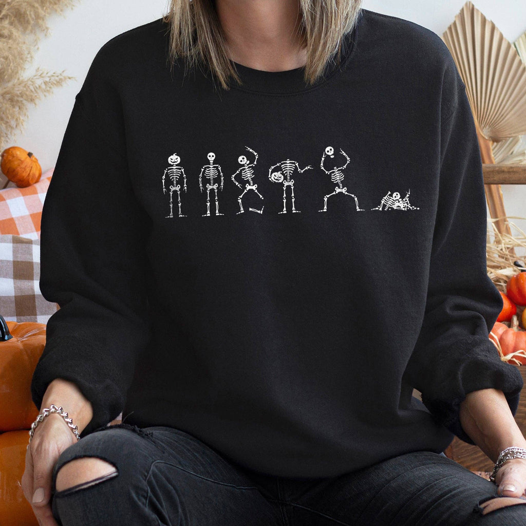 Skeleton Dance Vintage Halloween - Adult & Kids T-Shirts, Sweatshirts & Hoodies apparel design preview 1