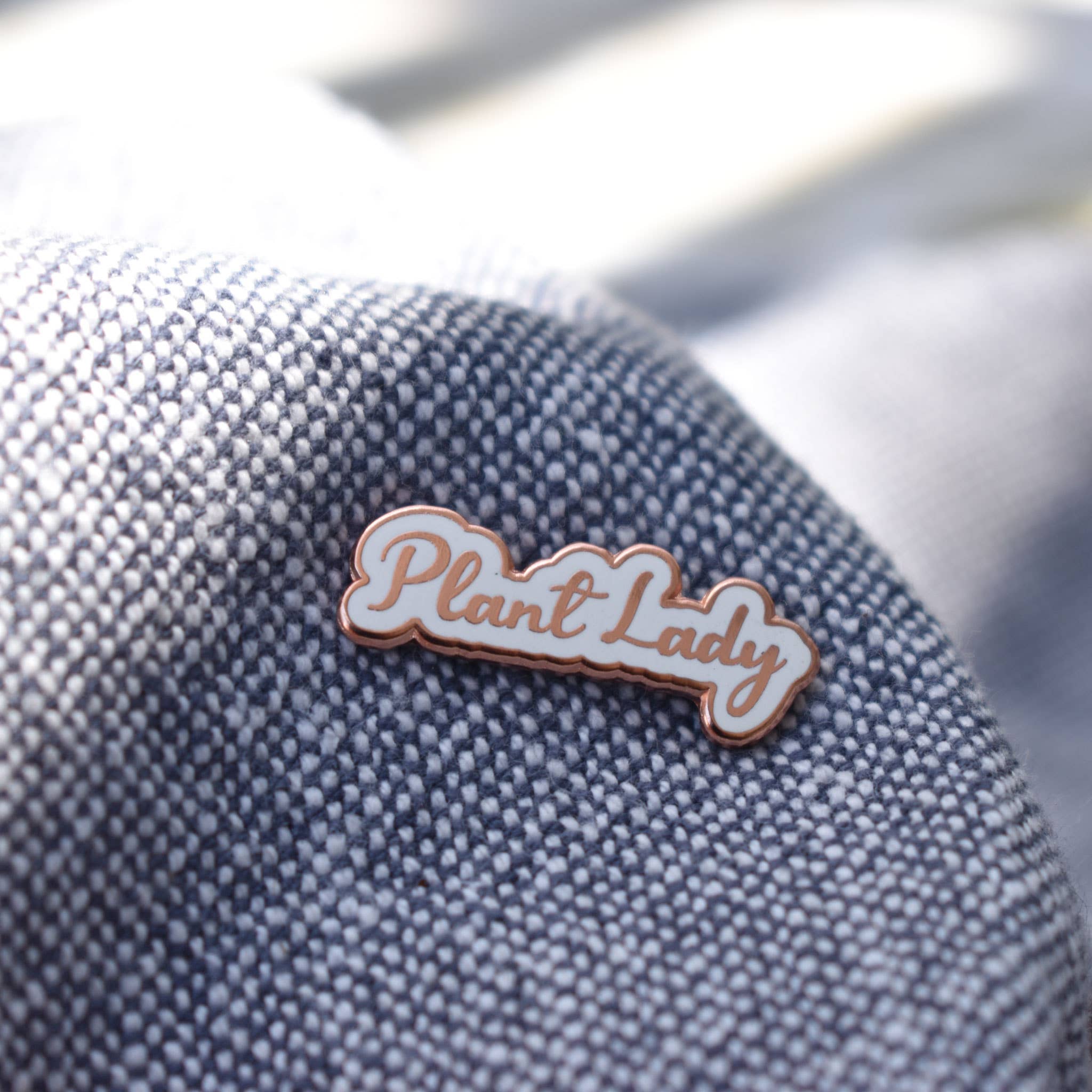 Plant Lady Enamel Pin - Adult & Kids T-Shirts, Sweatshirts & Hoodies apparel design preview 1