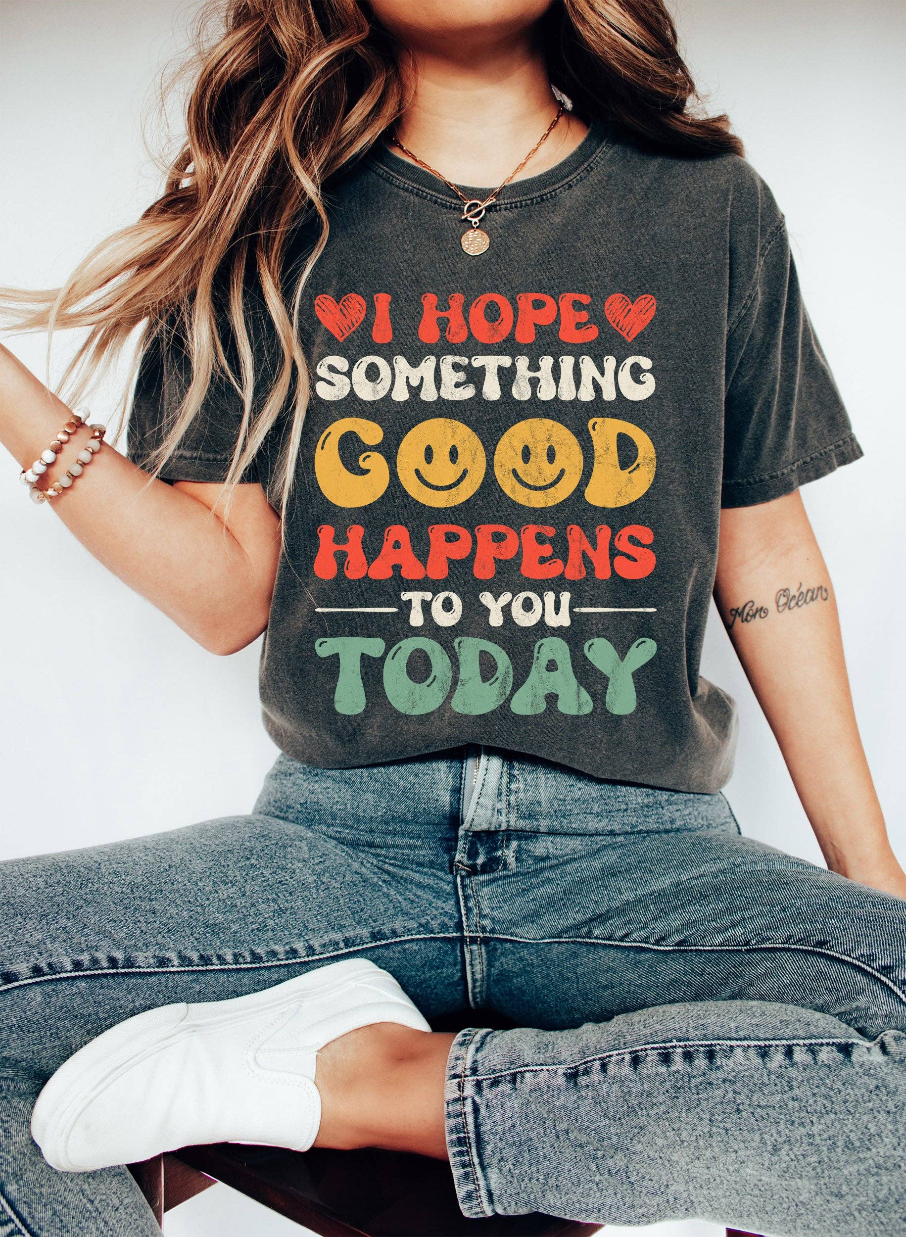I Hope Something Good Happens To You Today Cl - Adult & Kids T-Shirts, Sweatshirts & Hoodies apparel design preview 1