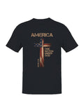 Patriotic Faith Cross Design Men's - Adult & Kids T-Shirts, Sweatshirts & Hoodies apparel design preview 1