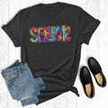 Tie Dye Senior 2022 - Adult & Kids T-Shirts, Sweatshirts & Hoodies apparel design preview 1