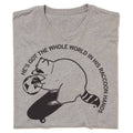 World in His Raccoon Hands - Adult & Kids T-Shirts, Sweatshirts & Hoodies apparel design preview 1