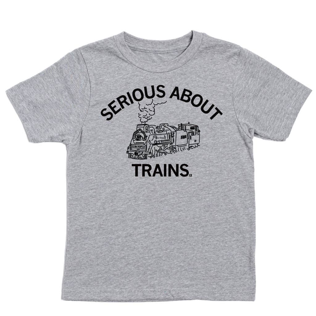 Serious About Trains Kids - Adult & Kids T-Shirts, Sweatshirts & Hoodies apparel design preview 1