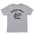 Serious About Trains Kids - Adult & Kids T-Shirts, Sweatshirts & Hoodies apparel design preview 1