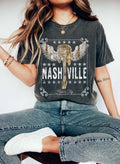 Nashville Music City Guitar - Adult & Kids T-Shirts, Sweatshirts & Hoodies apparel design preview 1