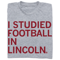 I Studied Football in Lincoln - Adult & Kids T-Shirts, Sweatshirts & Hoodies apparel design preview 1