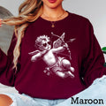 Halftone Cupid Valentine'S Day Gildan - Adult & Kids T-Shirts, Sweatshirts & Hoodies apparel design preview 1