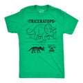 Triceratops Infographic Men's - Adult & Kids T-Shirts, Sweatshirts & Hoodies apparel design preview 1